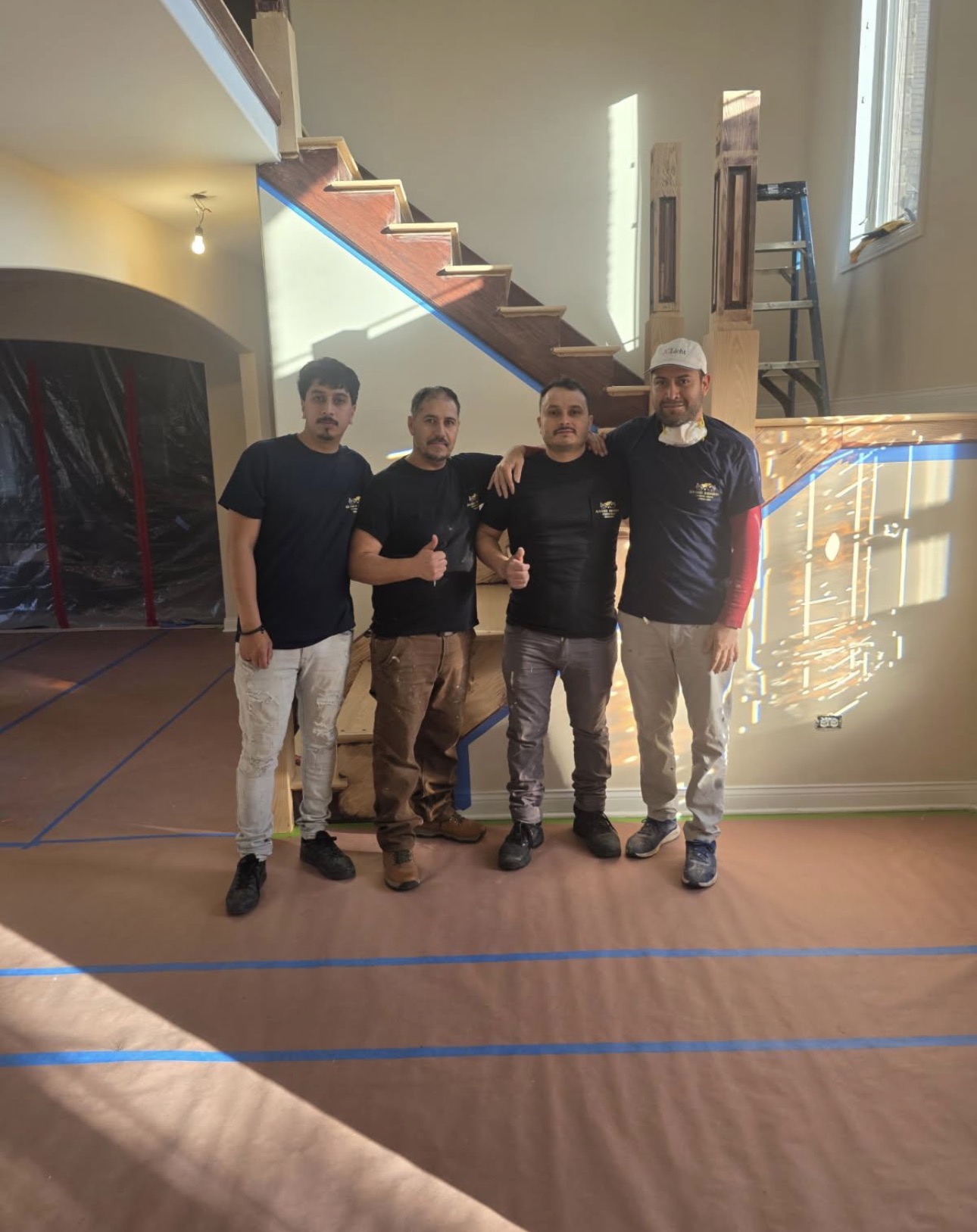Alvarez Brothers crew at a remodel site